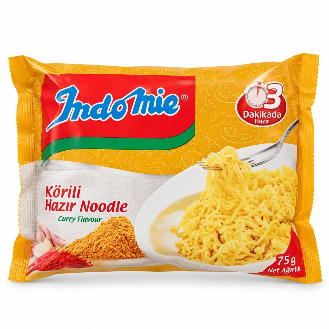 Indomie Körili Hazır Noodle 75g (Curry Flavour)