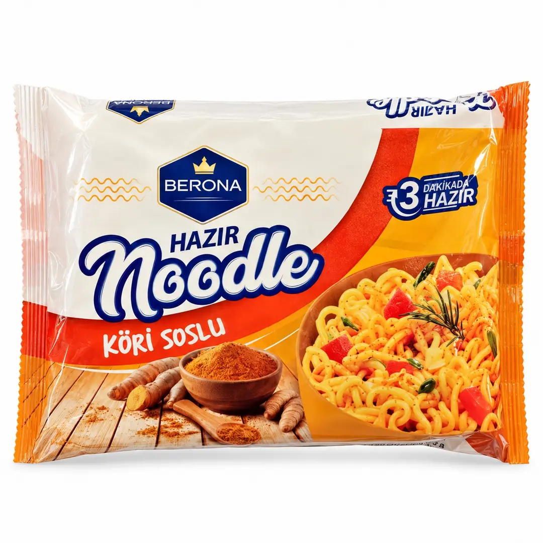 Berona Hazır Noodle Köri Soslu 75gr