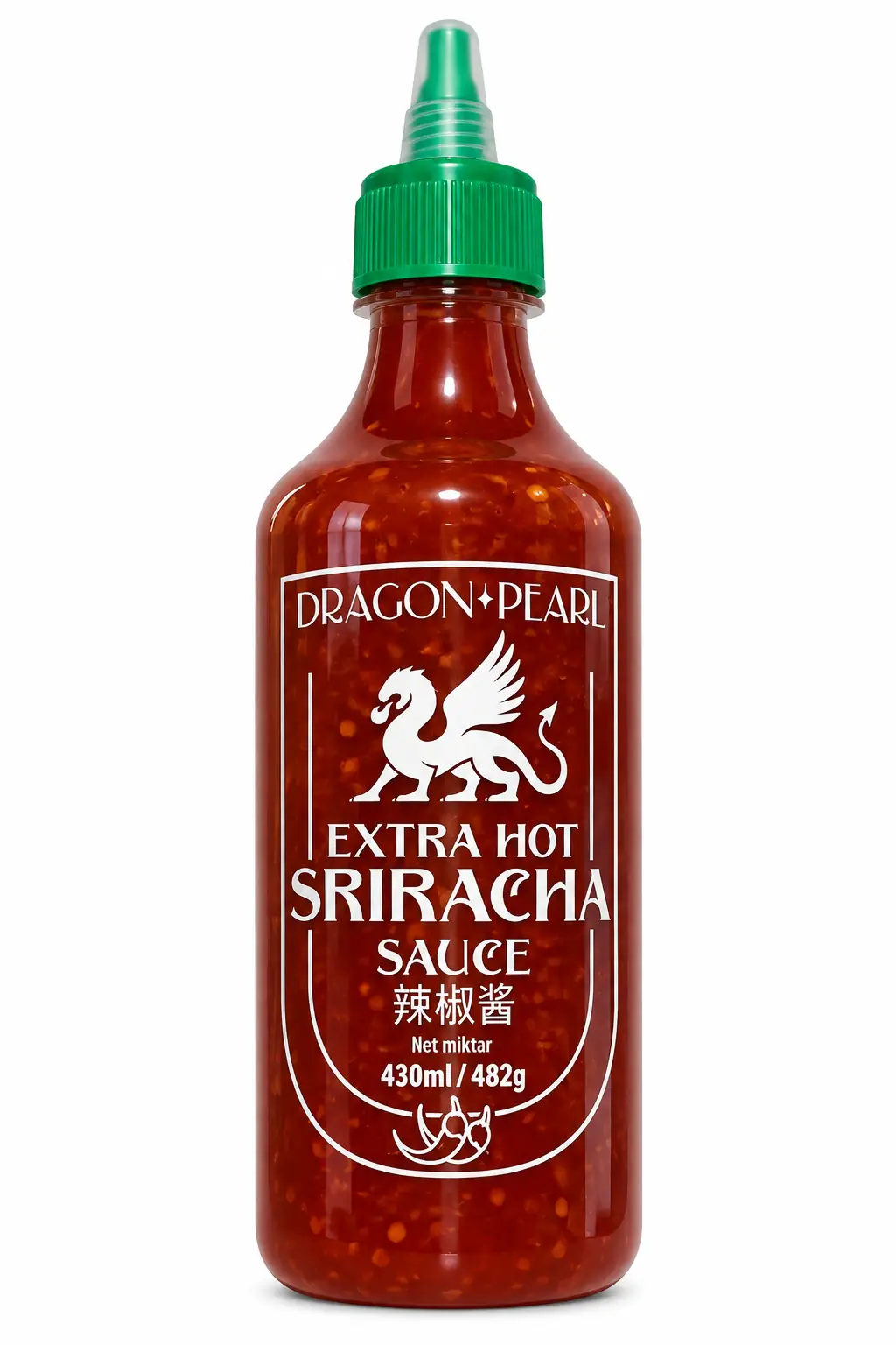 Dragon Pearl Extra Hot Sriracha Sos 430ml – Extra Hot Sriracha Sauce