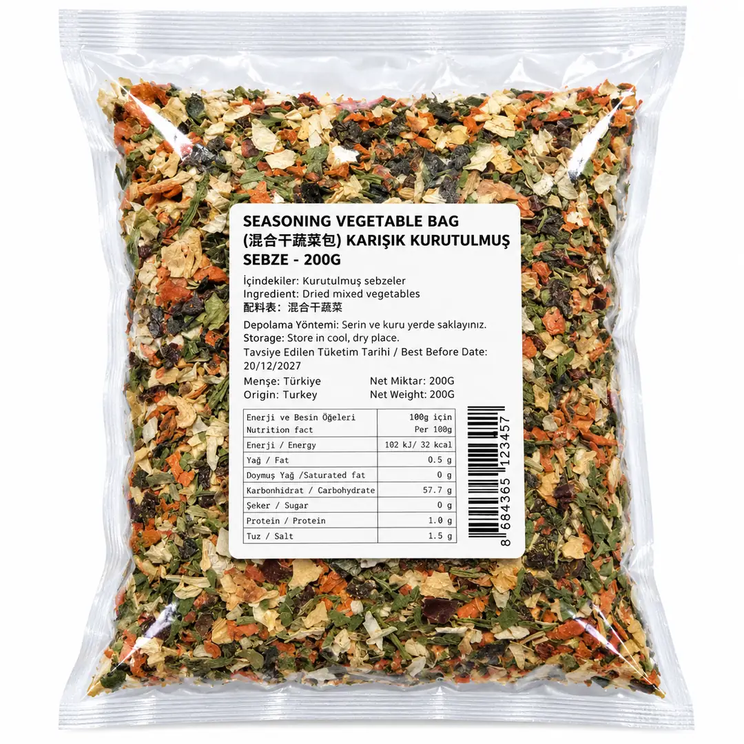 Karışık Kurutulmuş Sebze 200g – Mixed Dried Vegetables