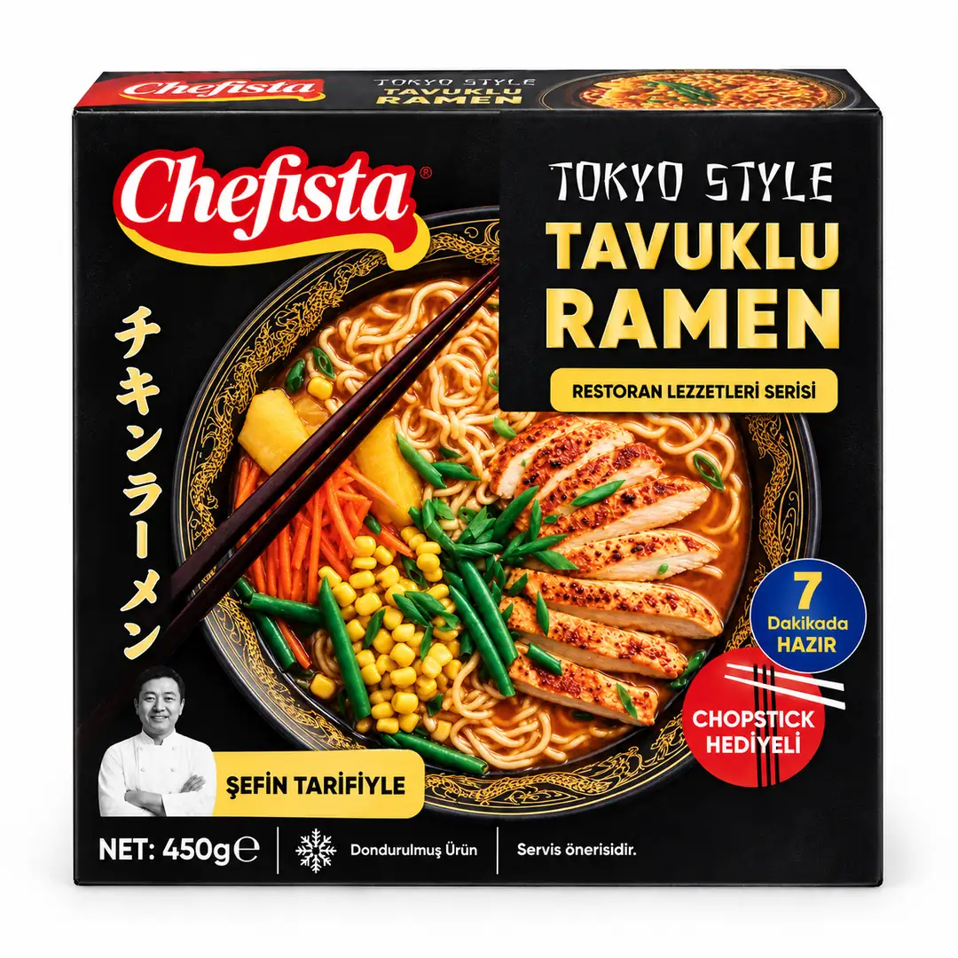 Chefista Tokyo Usulü Tavuklu Ramen 450g – Tokyo Style Chicken Ramen