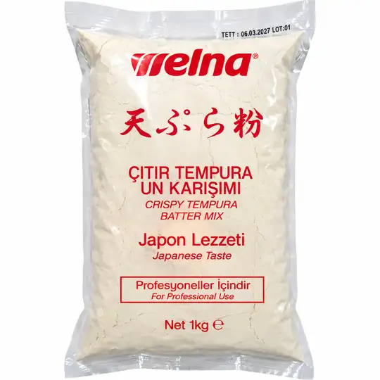 Çıtır Tempura Un Karışımı 1kg – Crispy Tempura Batter Mix