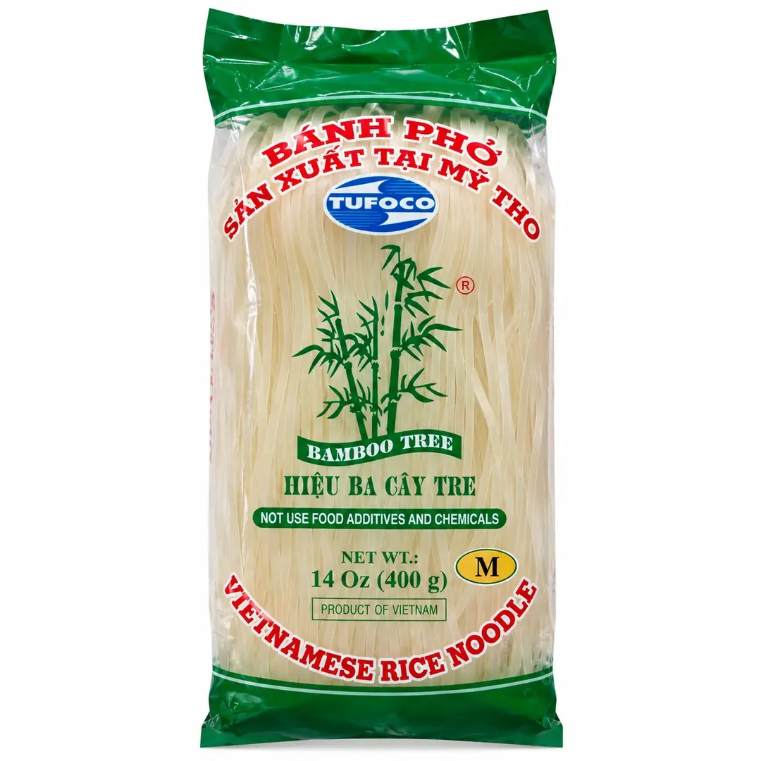 Tufoco Vietnam Usulü Pirinç Eriştesi 400g – Vietnamese Rice Noodle (Pho)
