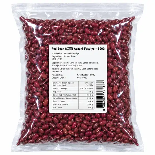 Kırmızı Adzuki Fasulyesi 500g – Red Adzuki Beans