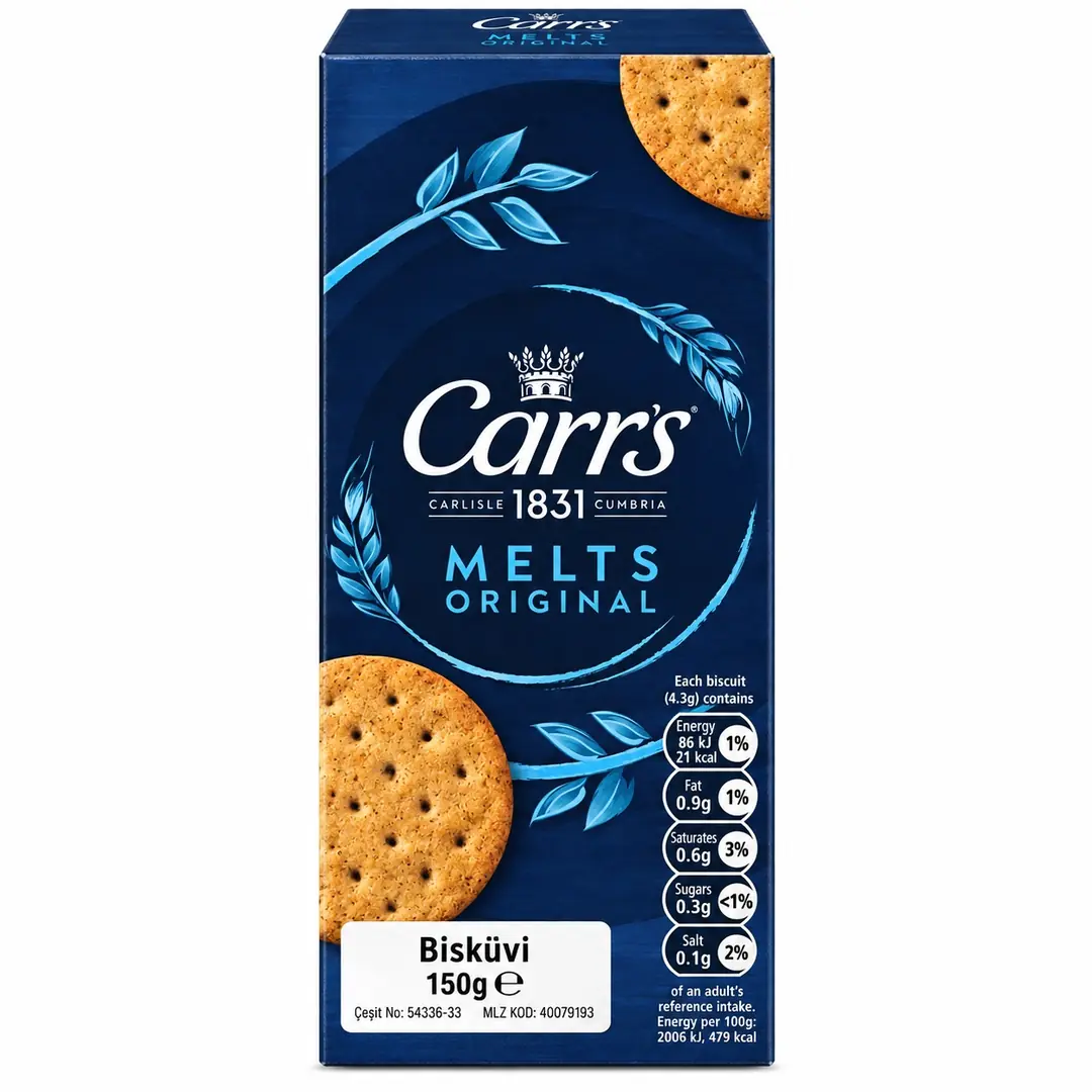 Carr's Melts Original Bisküvi 150g – Original Crackers