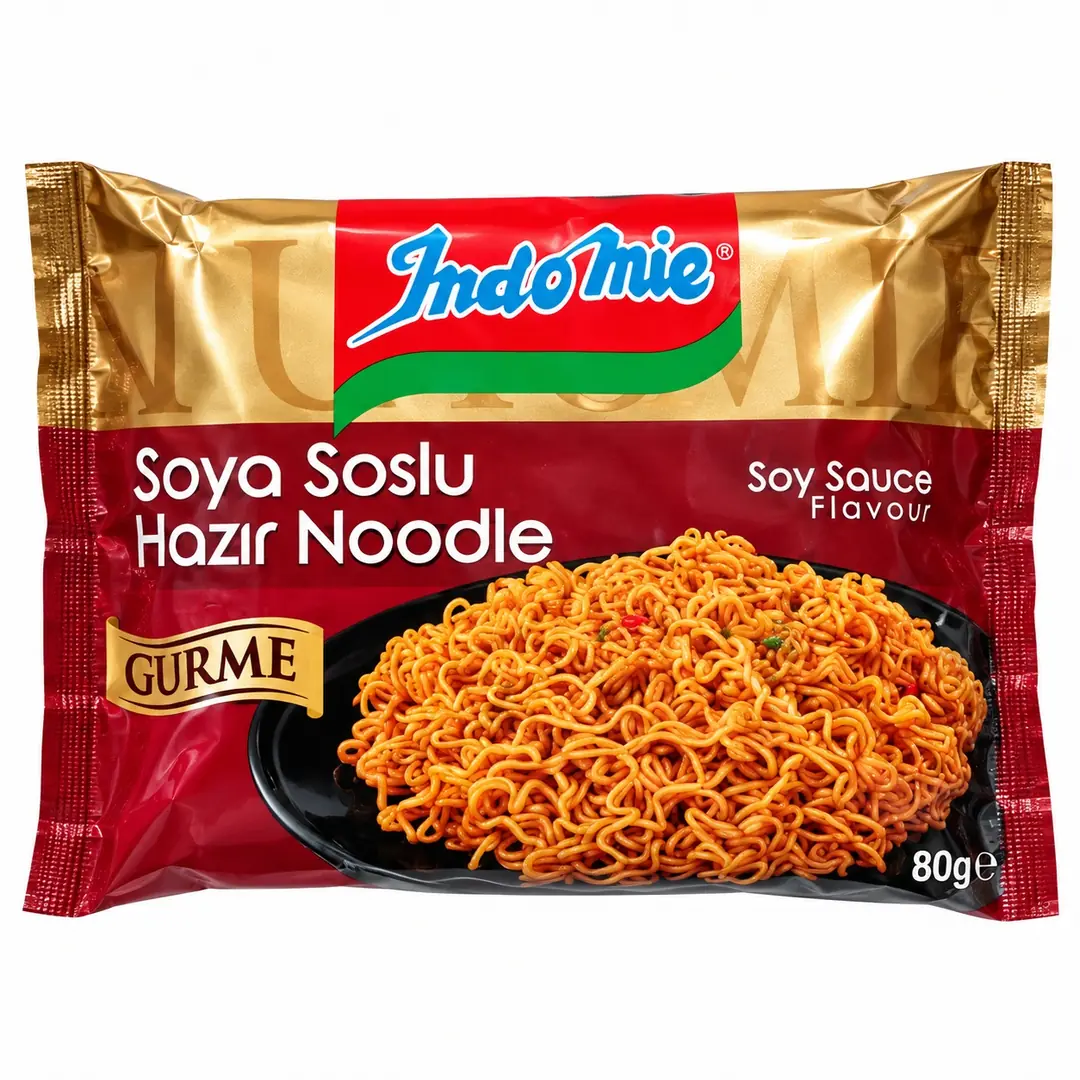 Indomie Gurme Soya Soslu Noodle 80g – Soy Sauce Instant Noodle